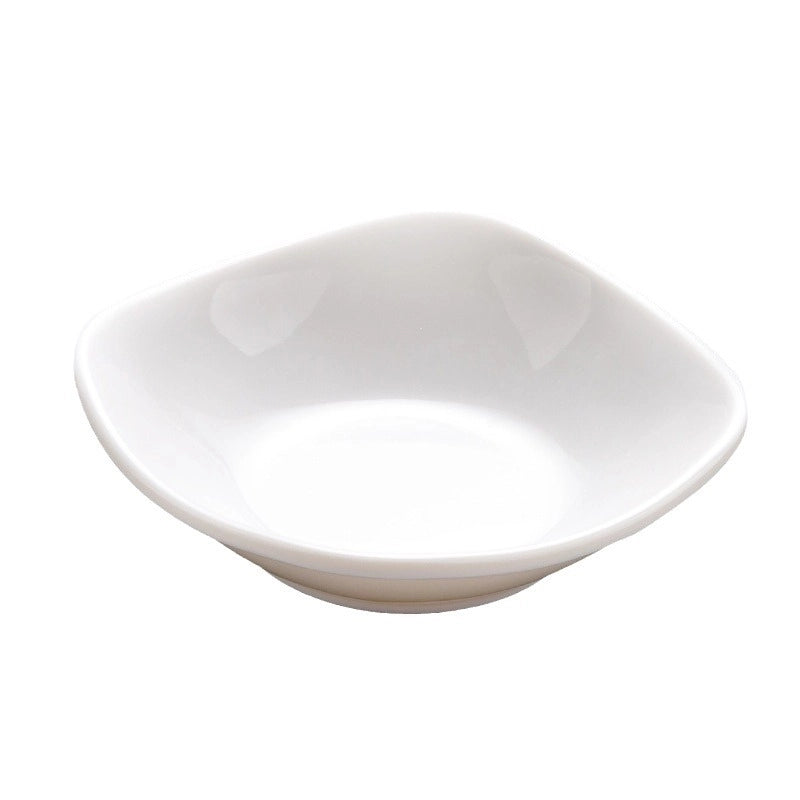 Porcelain-Imitation Milamine Shatter-Resistant Round Small Flavor Dish Chinese Sushi Dipping Sauce Dish Dish Dish Dish Dish Dish Dish Dish Dish Dish Dish