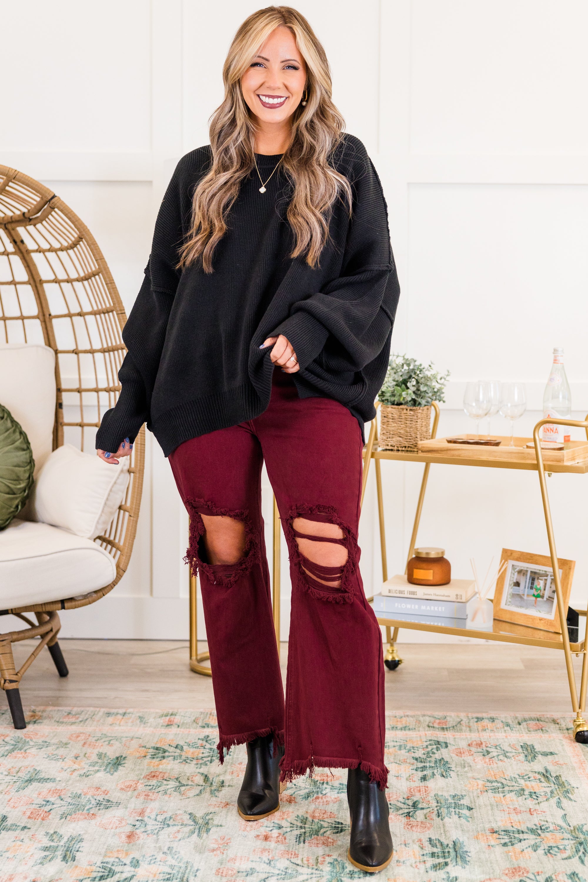 No Secrets Jeans. Wine