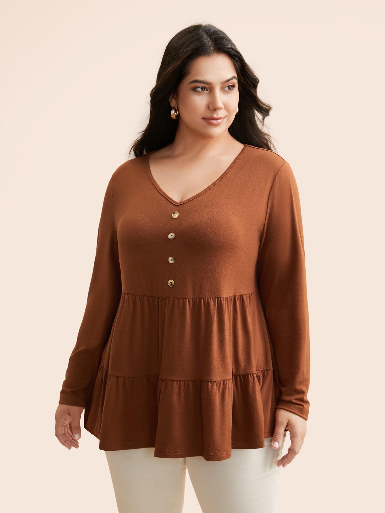 Supersoft Essentials A-Line Tiered Top