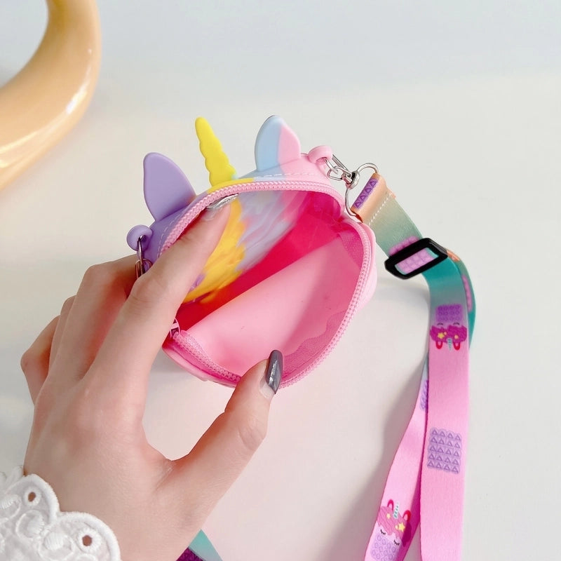 Cute Silicone Squeeze Bubble Toy Stress Relief Sensory Toy Bag