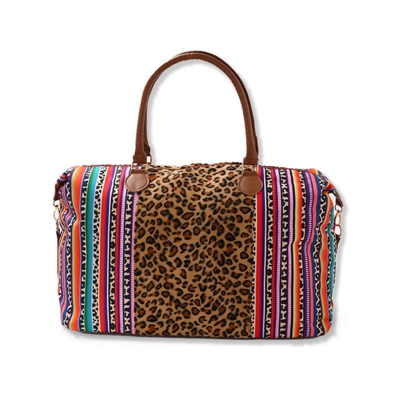 Women's Pu Leather Canvas Printing Vintage Style Classic Style Square Zipper Handbag Travel Bag