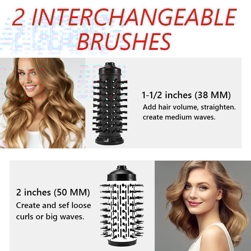 🔥 3-in-1 Hot Air Styler And Rotating Hair Dryer For Dry Hair. Curl Hair. Straighten Hair