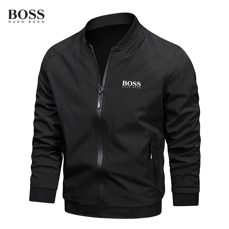 BOSS Men-s Casual Zipped Jacket