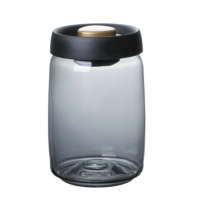 Minimalist Solid Color Glass Storage Container Box