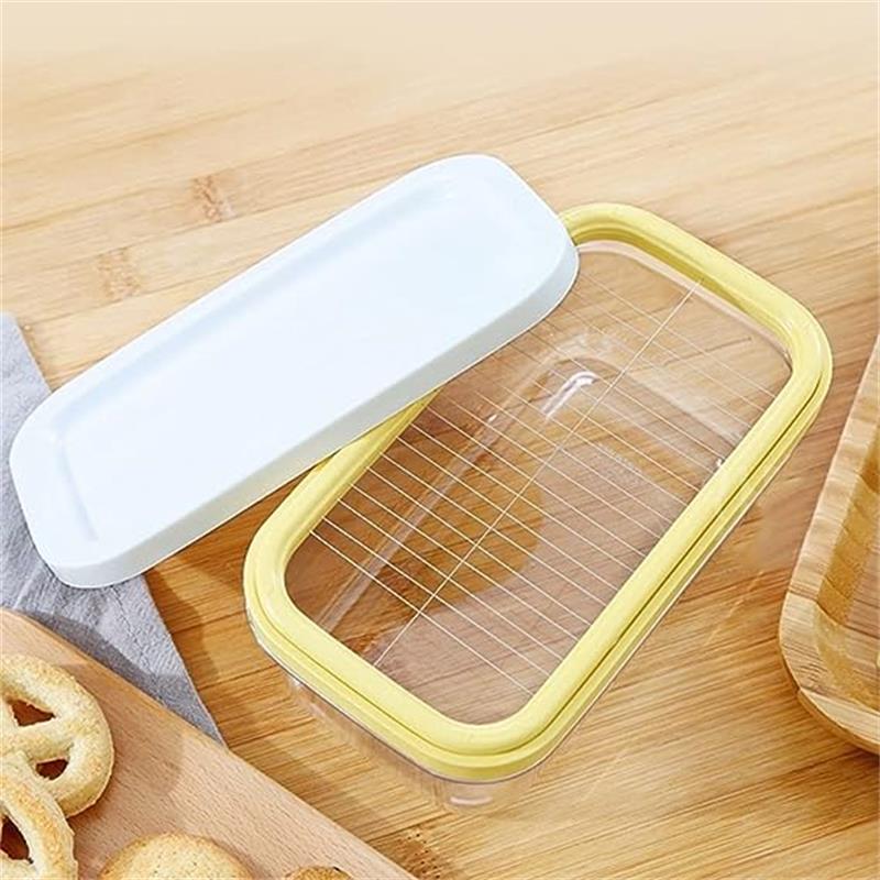 🧀Butter box with lid butter tray | cutting mesh. rectangular kitchen airtight storage crisper