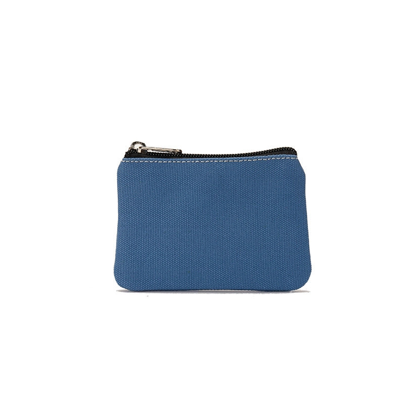 New Cotton Canvas Fashion Men's And Women's Coin Purse Card Holder Simple Fabric Coin Pouch Storage Bag
