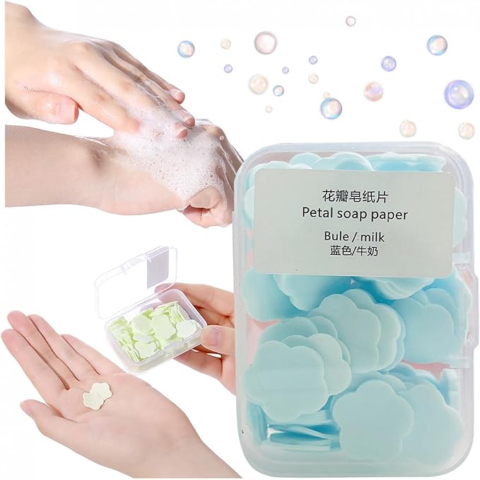 Mini Flower Shape Paper Soap