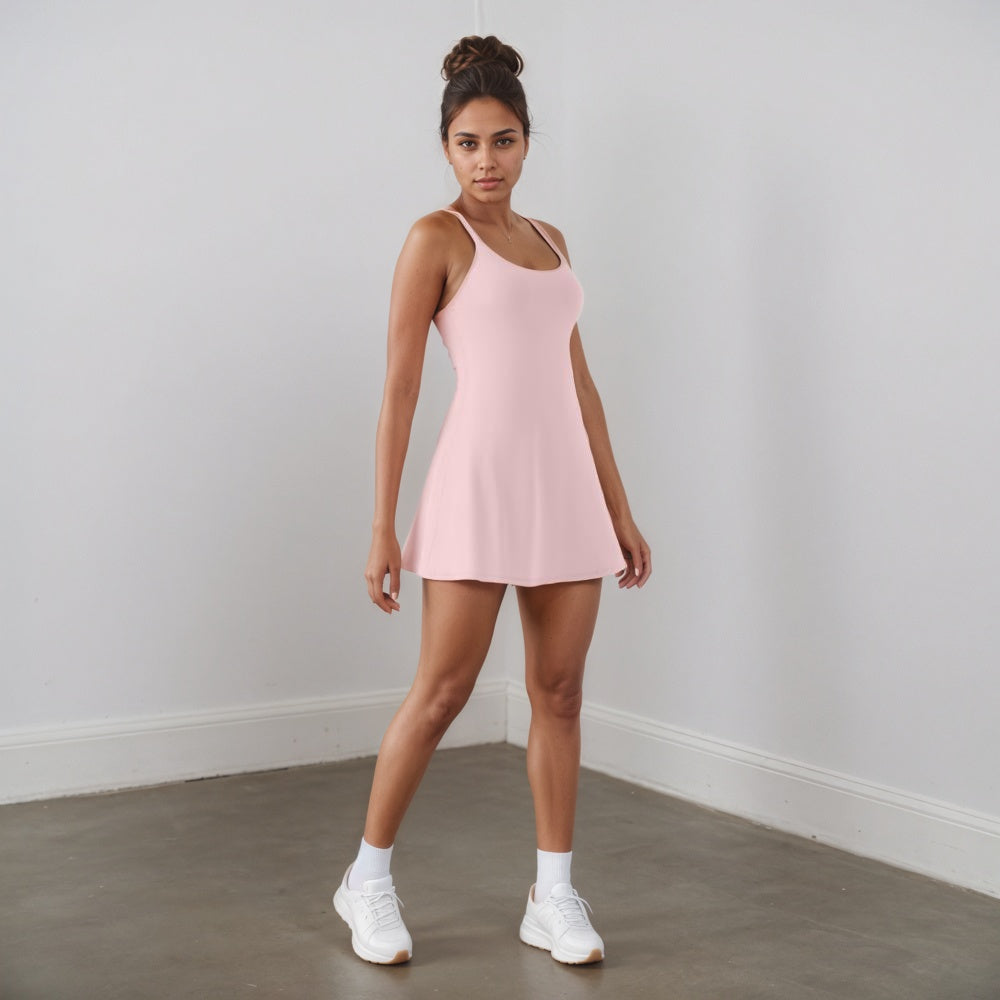 Plush Backless Active Dress