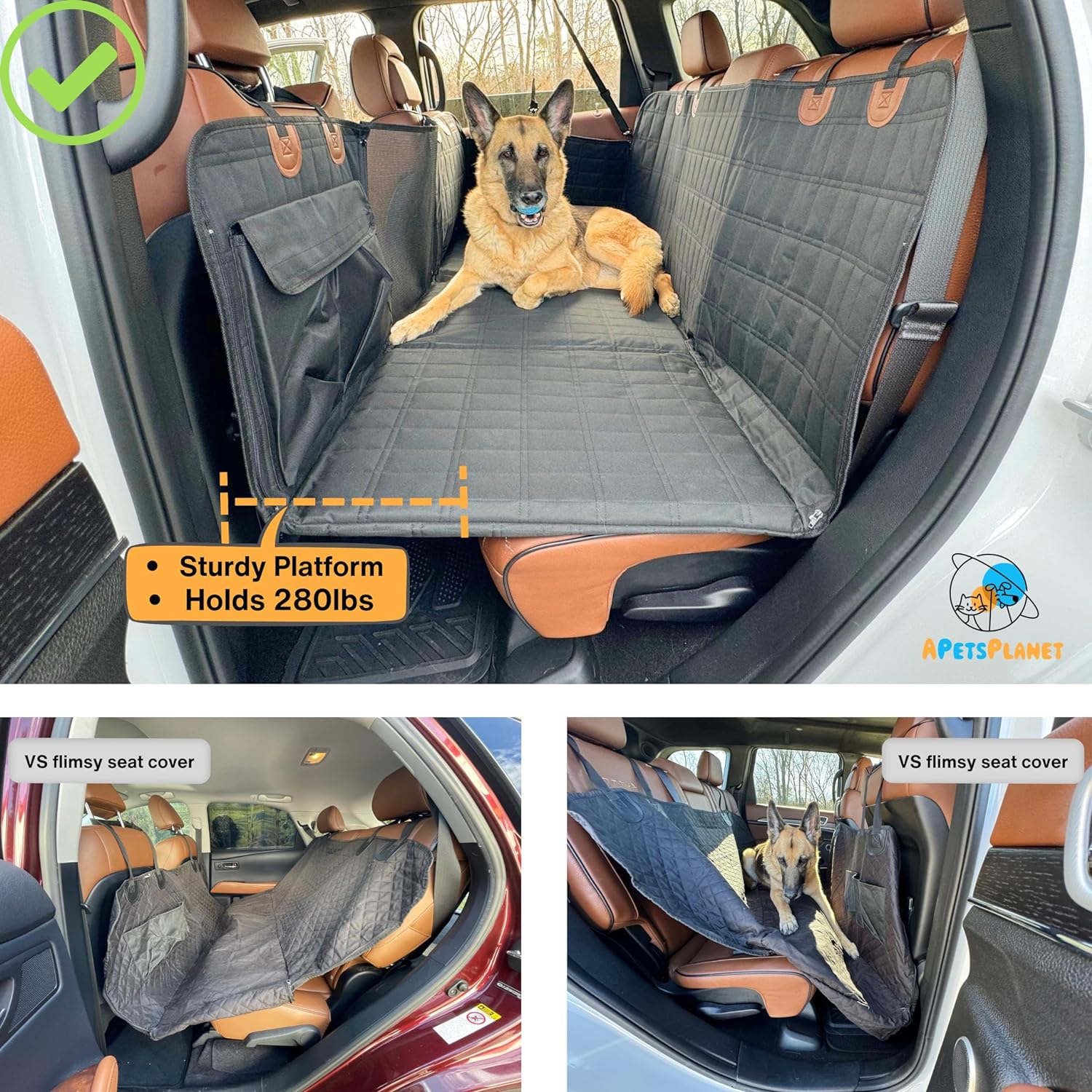 Backseat Extender for Dogs