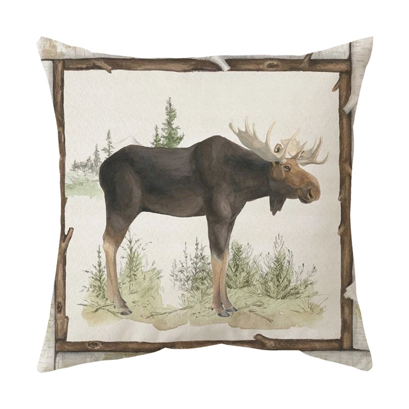 Cute Animal Short Plush Pillow Cases