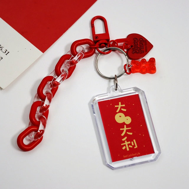 Heart Photo Keychain