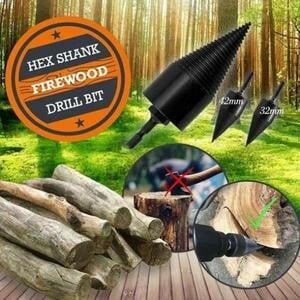 Firewood drill bit(New Year Sale- Save 48% OFF)