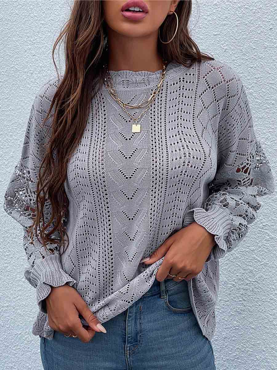 Lace Hollow Sweater