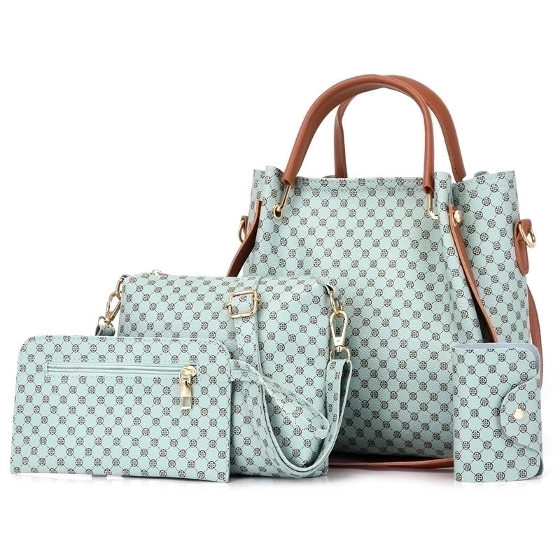 Women's Medium All Seasons Pu Leather Vintage Style Bag Sets