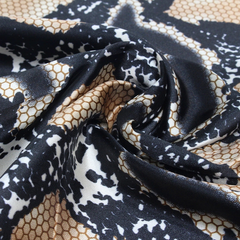 Women's Elegant Snakeskin Satin Silk Scarves