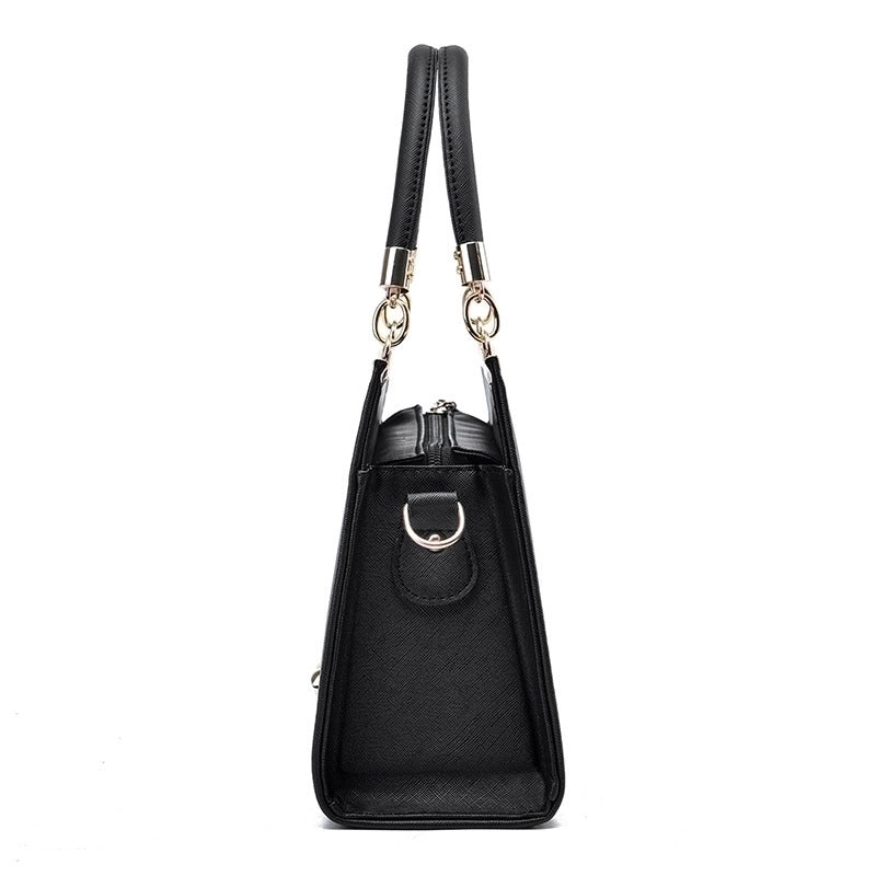 Women's Large All Seasons Pu Leather Basic Handbag