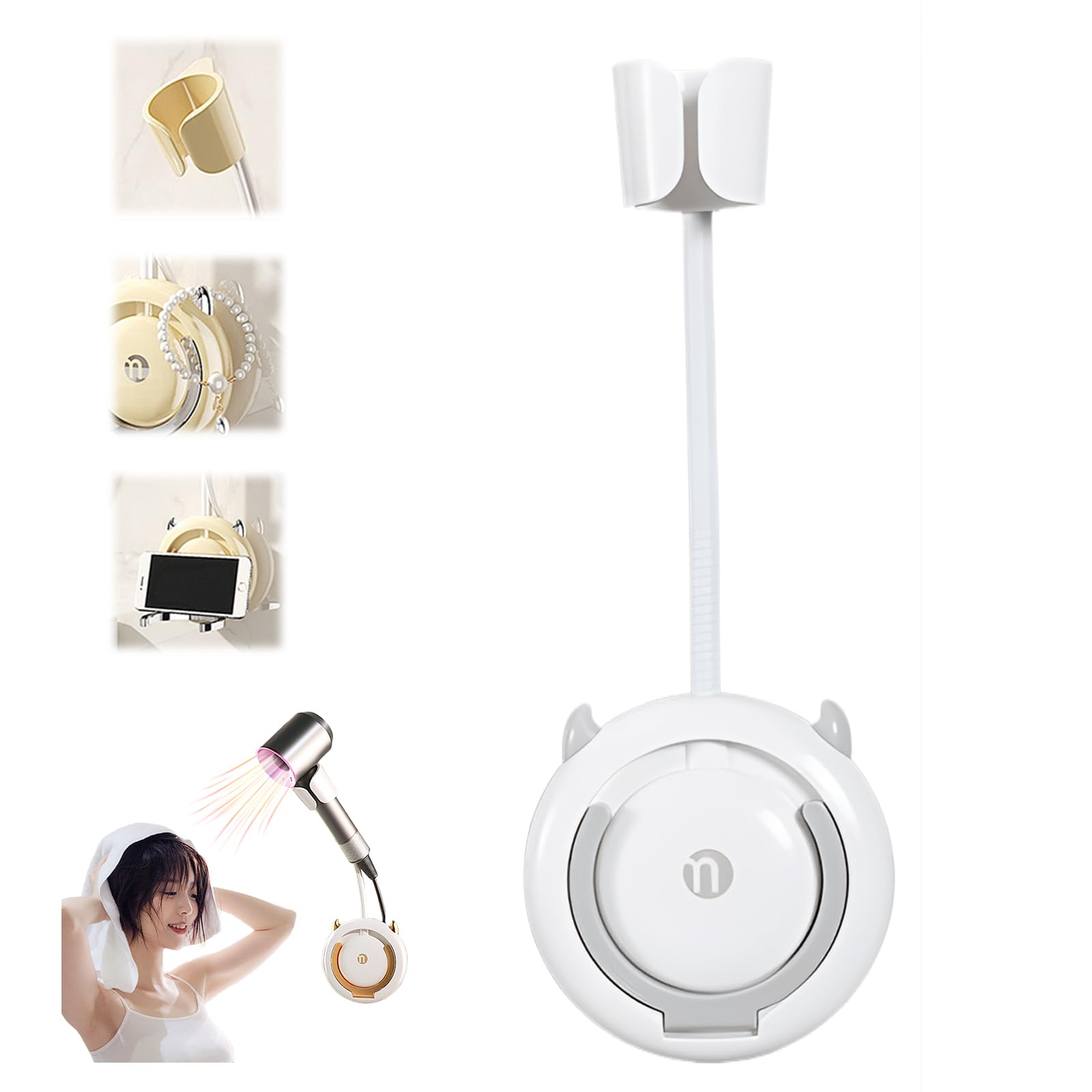 Hair dryer holder
