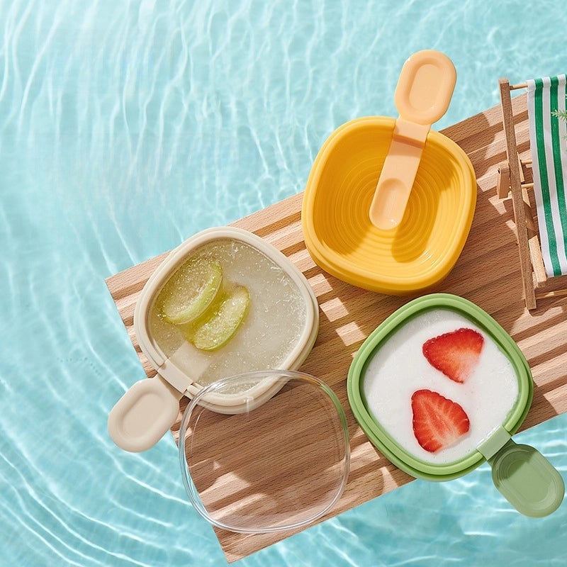 Ice Cream Mold Household Popsicle Popsicle Ice Cream Ice Cream Ice Cream Cheese Stick Silicone Food Grade Abrasive Tool Homemade
