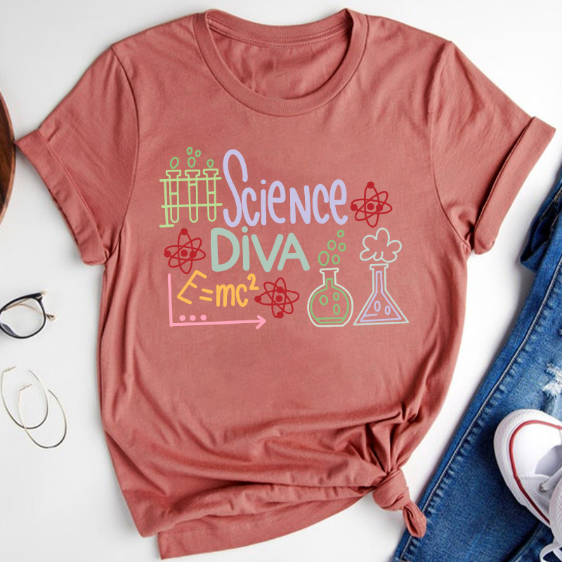 Science Diva Teacher T-Shirt