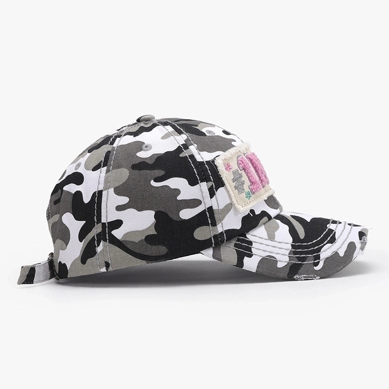 Women's Minimalist Classic Style Color Block Curved Eaves Baseball Cap