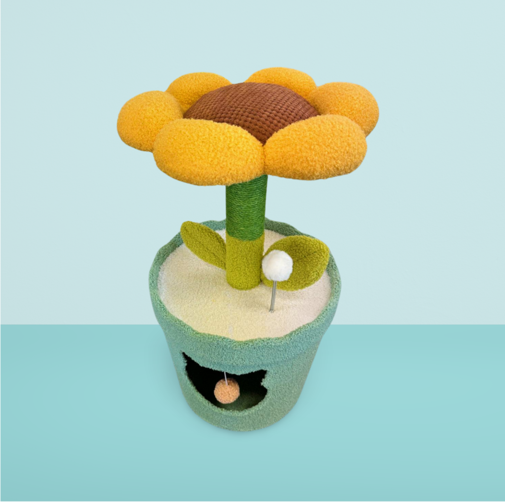 Flower Pot Style Cat Scratching Post