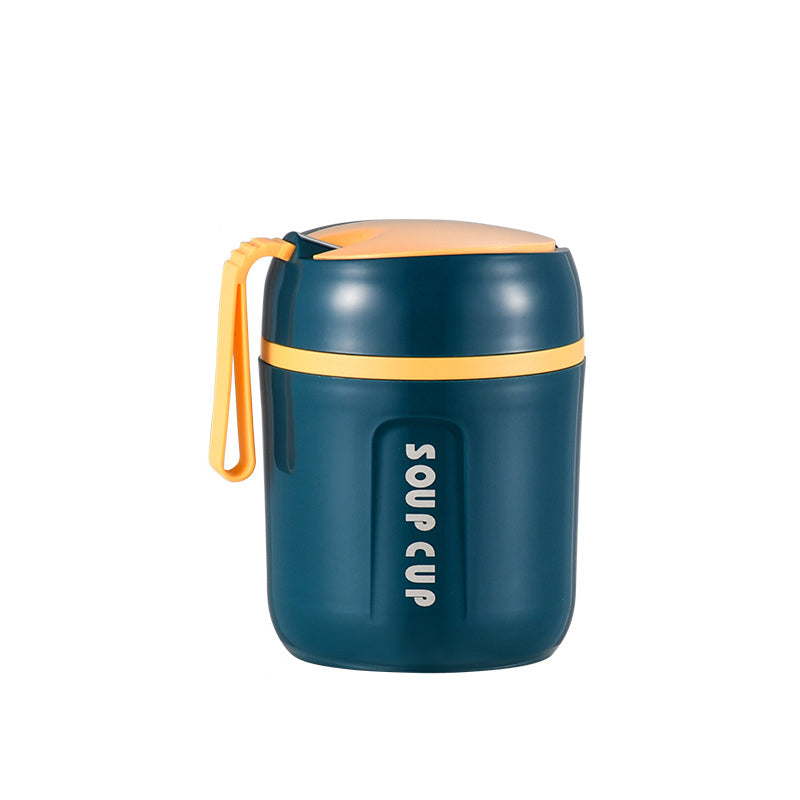 Stainless Steel Thermal Container with Foldable Spoon