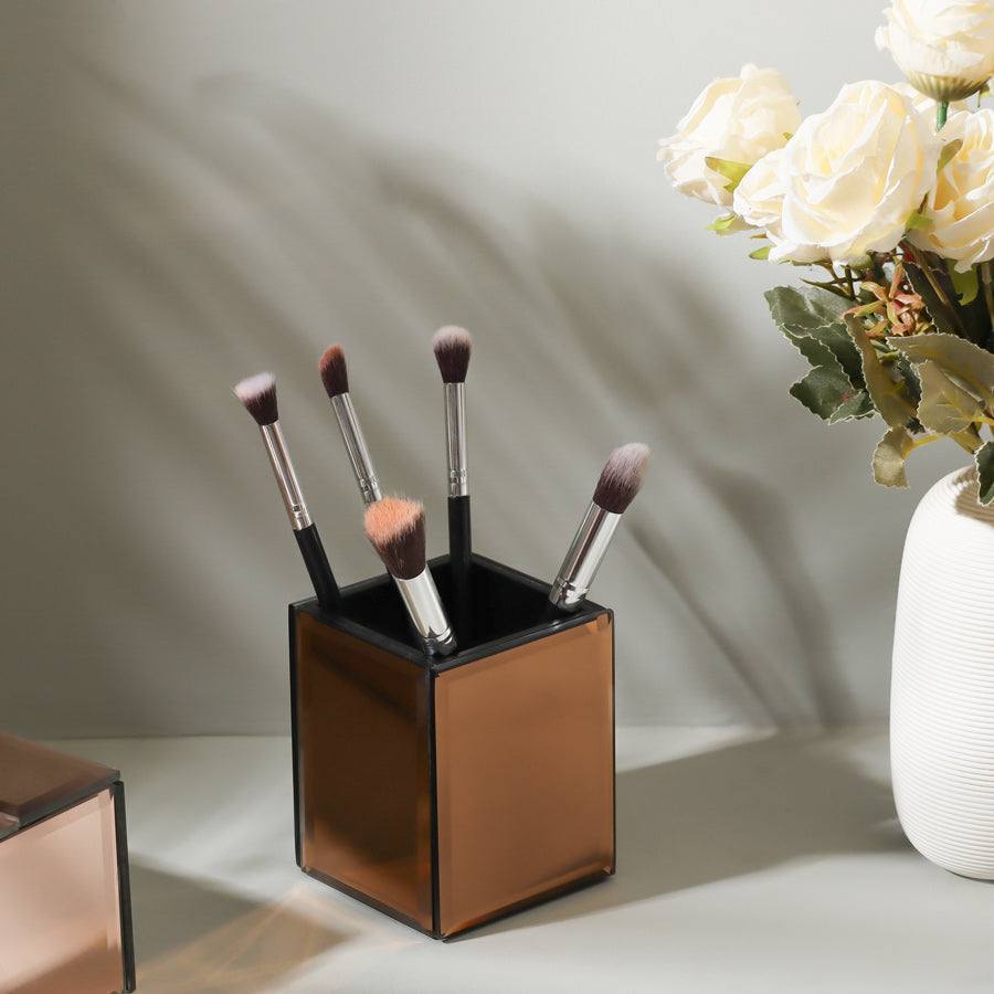 Mirror Brush Organiser - Bronze