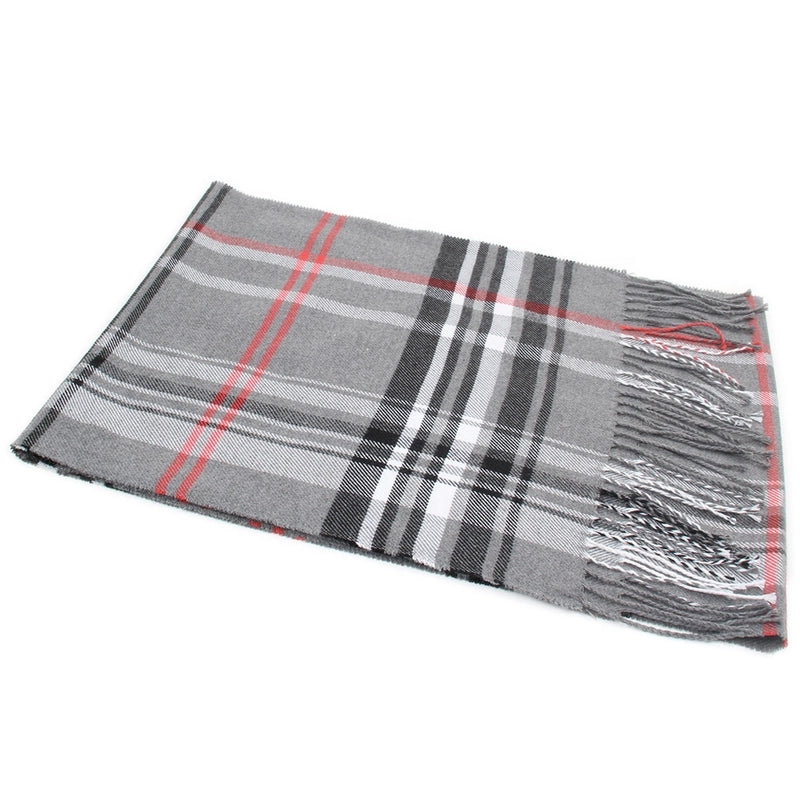 Autumn And Winter New Business Casual Men's Scarf Cashmere Striped Student Scarf Unisex Gift