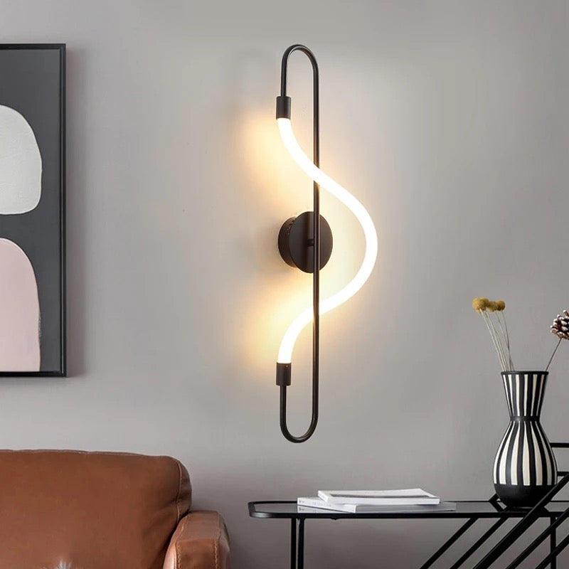 Modern LED Loop Wall Lamp