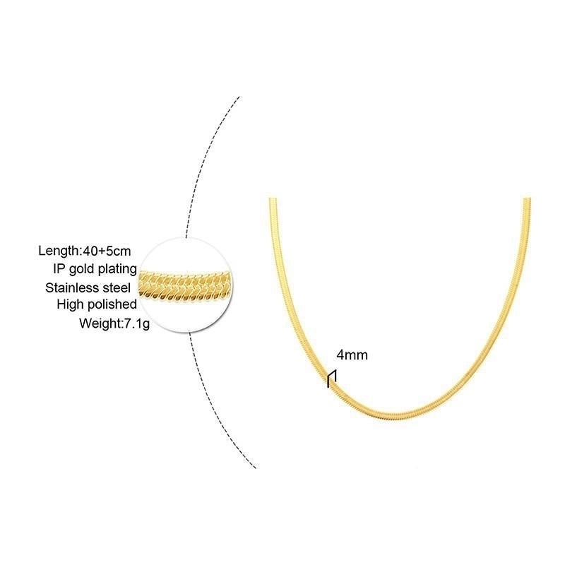 2 Pieces Minimalist Geometric Stainless Steel Gold Plated Necklace
