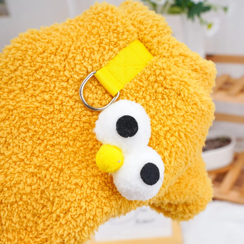 Casual Fleece Solid Color Pet Clothing