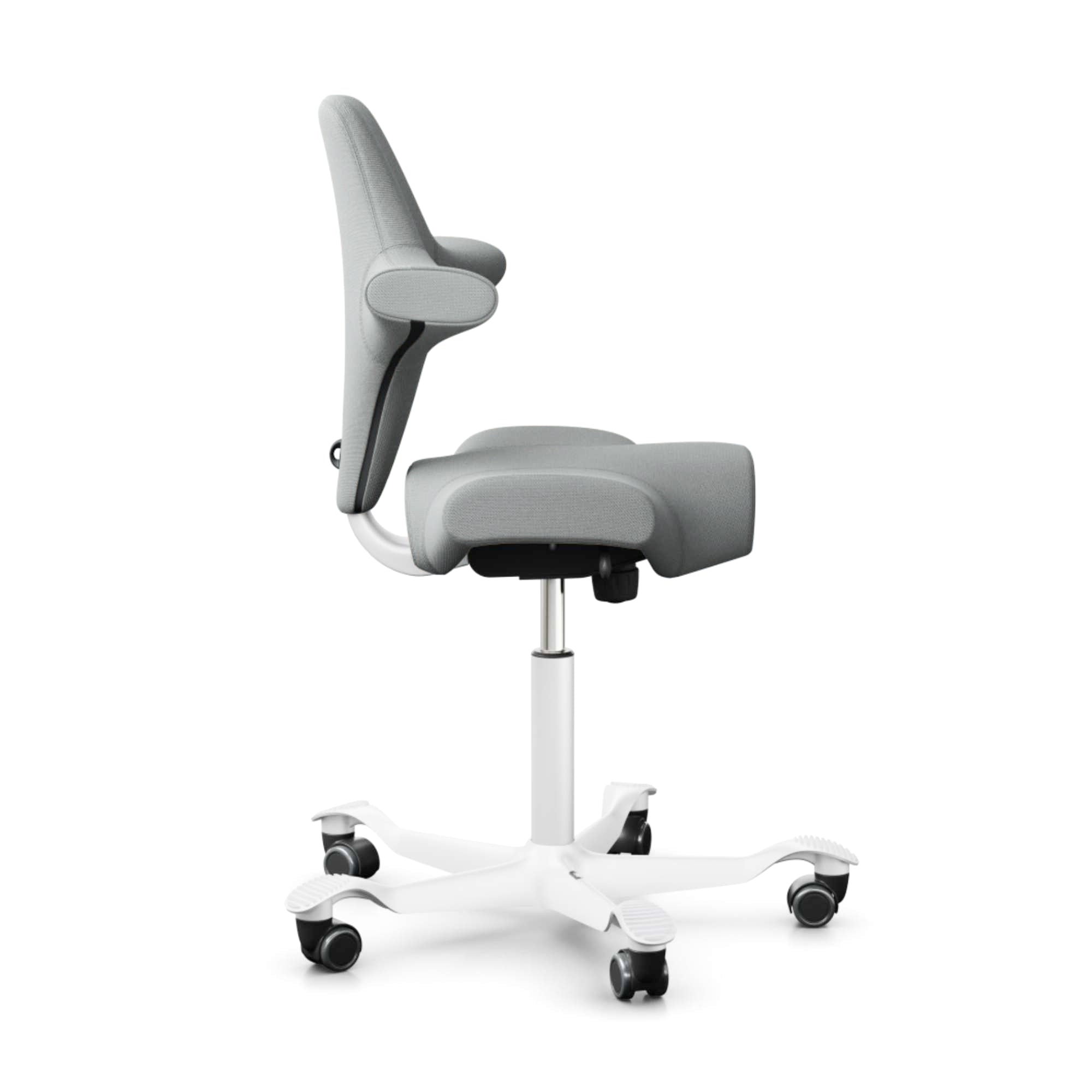 HAG Capisco 8106 Ergonomic Chair. Grey/White