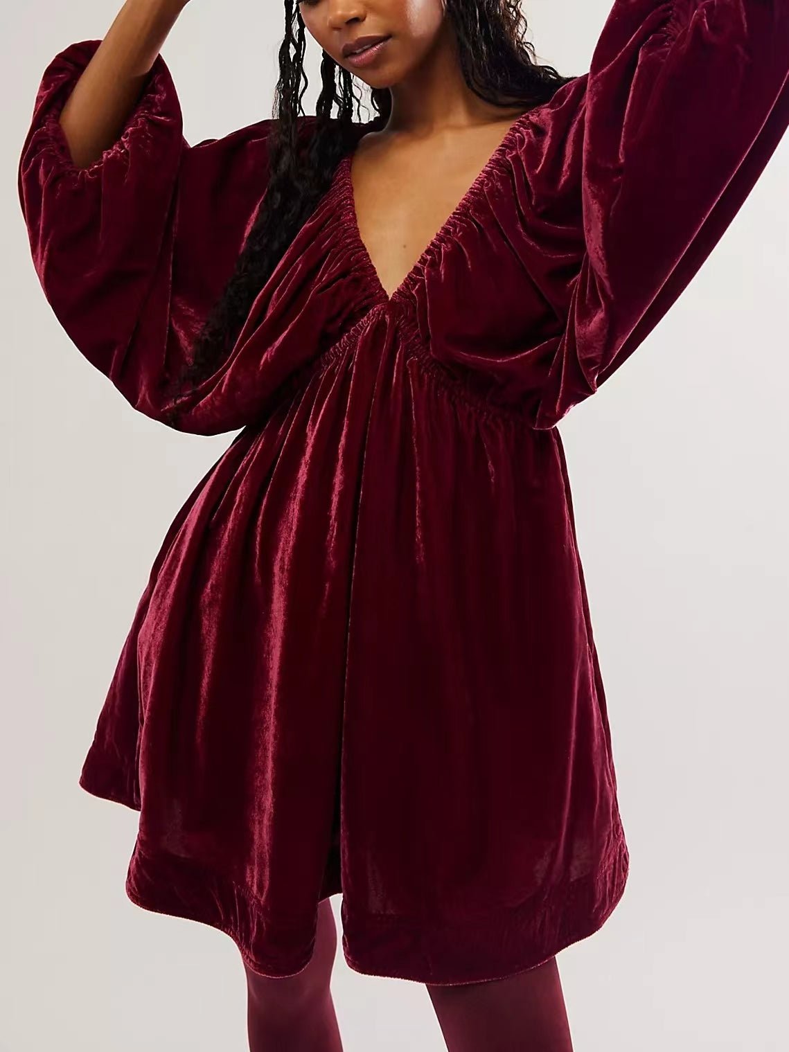 🎄🎁 Christmas Promotion 49% OFF - Portia Velvet Mini Dress
