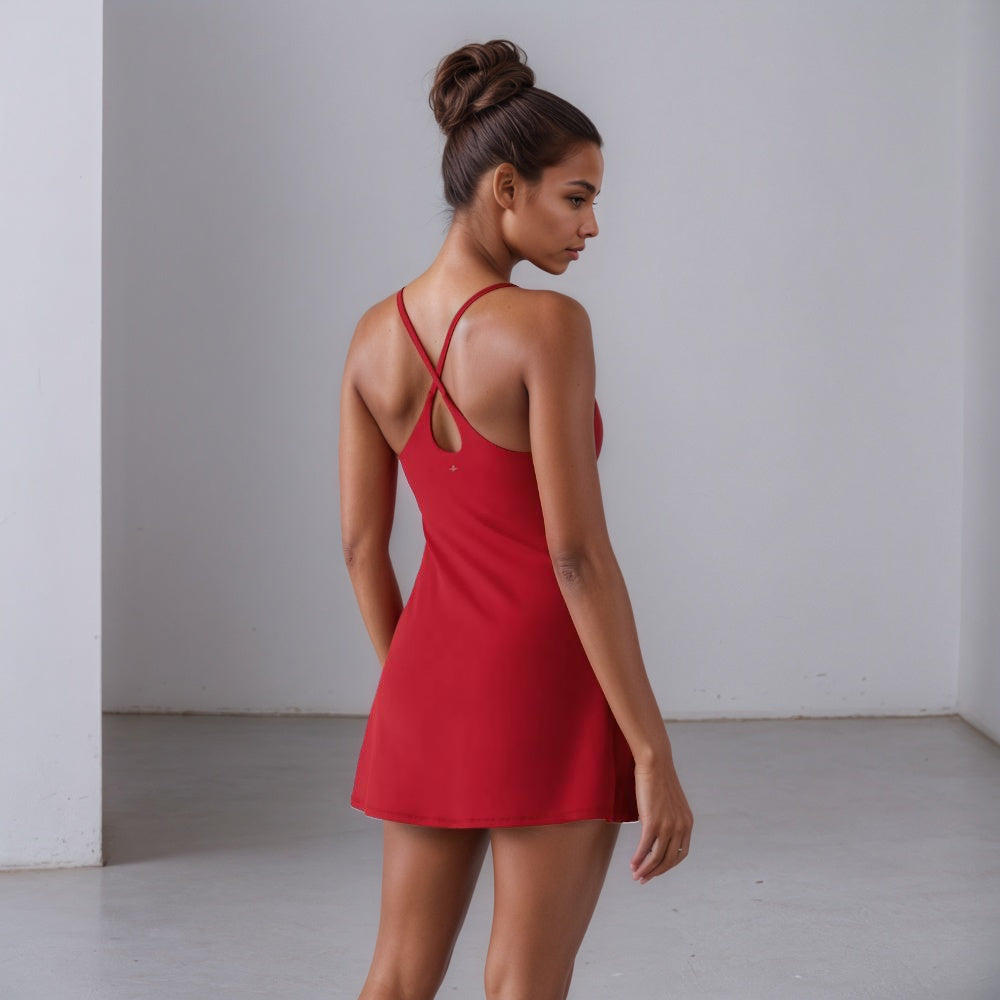 Lightweight Exercise Dress with Straps