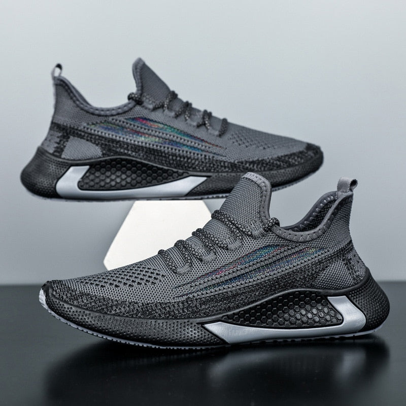 West Breathable Jogging Trainers Platform Lace Up Sneakers