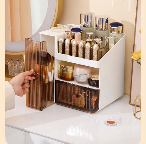 Transparent And Visible Cosmetic Organizer. Makeup Storage Organizer