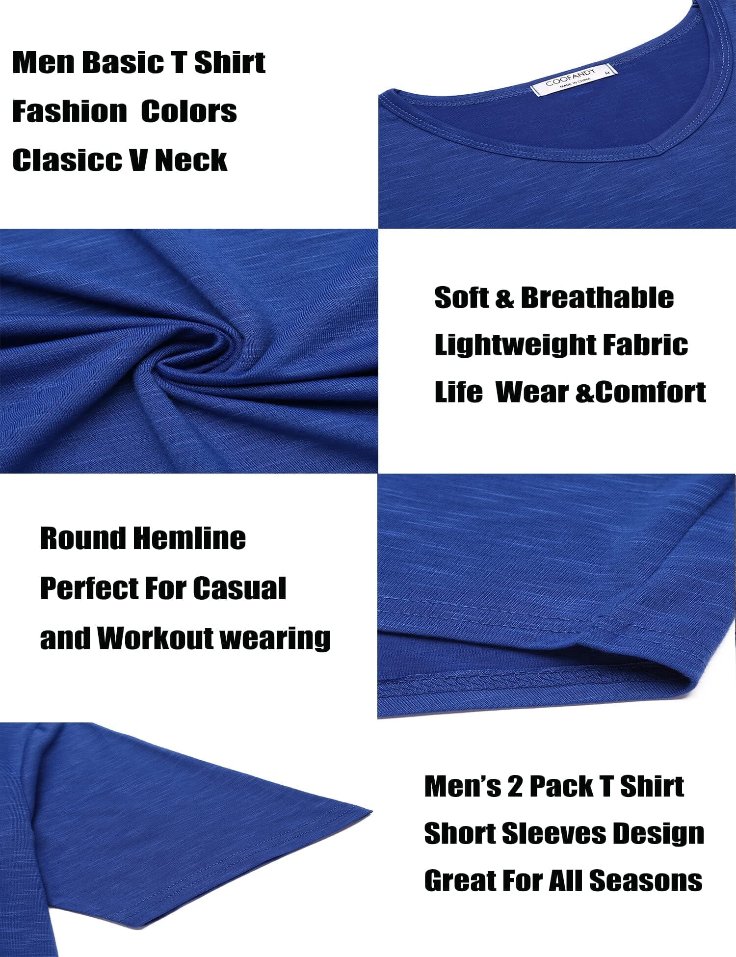 2 Pack Muscle T Shirt (US Only)