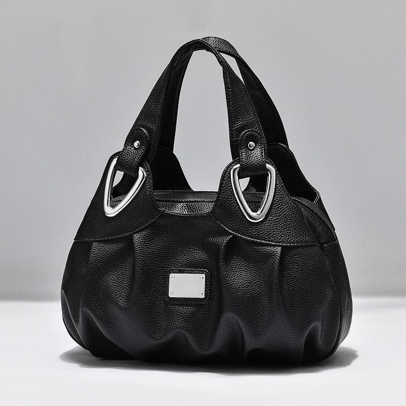 Autumn And Winter New Fashion Fashion Color Simple Shoulder Bag Large Capacity Mother Handbag Bag One-piece Generation