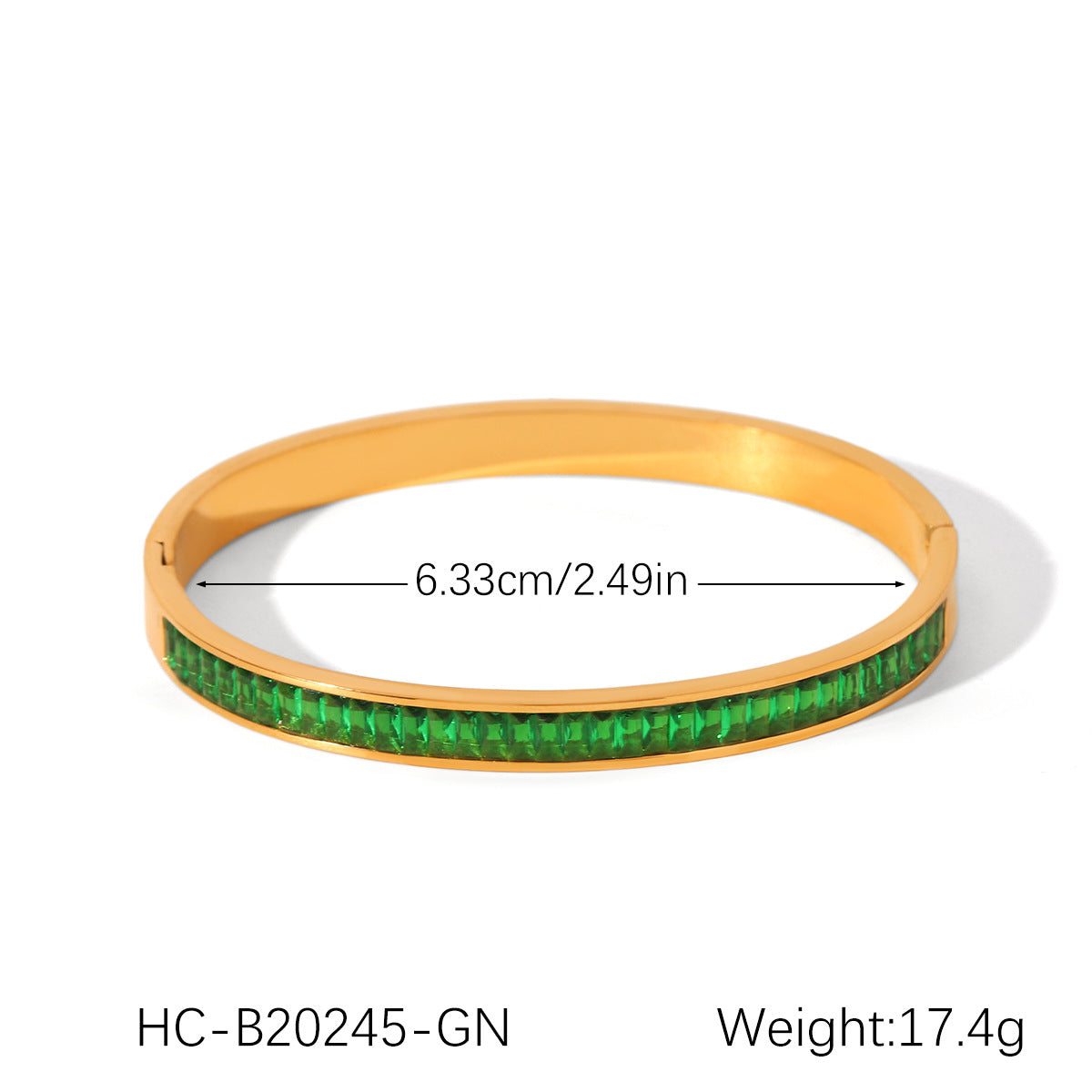 Ins Style Stainless Steel Bracelet 18K Gold-Plated Open Bracelet Titanium Steel Bracelet Female Jewelry