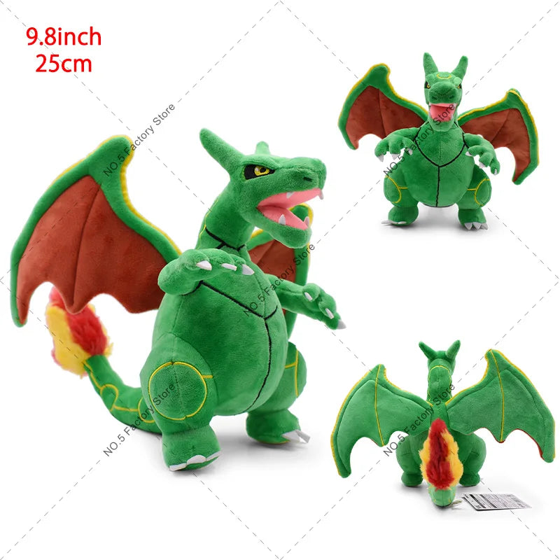 Çekici Mega Charizard X ve Y Peluş Oyuncakları - Yumuşak ve Sarılınası Evrim Bebekleri. Çocuklar İçin Cadılar Bayramı Hediyeleri (20-25 Santim)