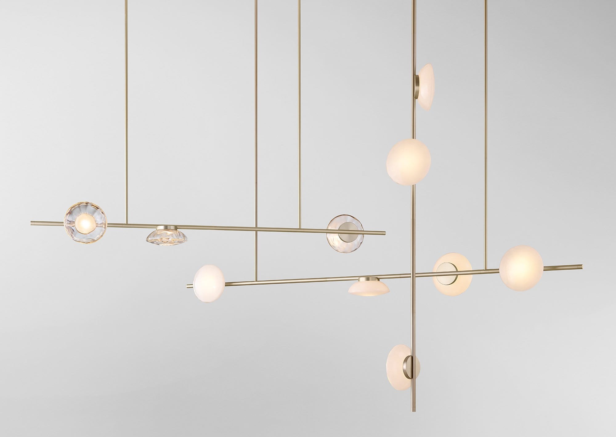Haldane Du | Glass Modern LED Chandelier