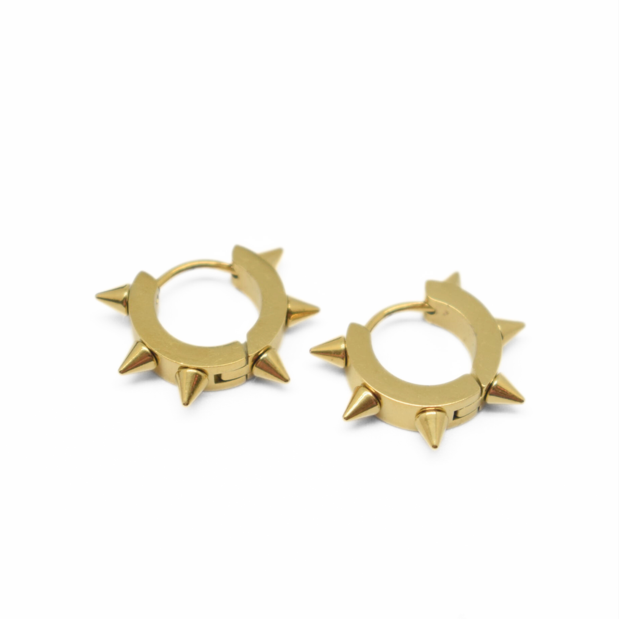 Spiked hoops - Gold
