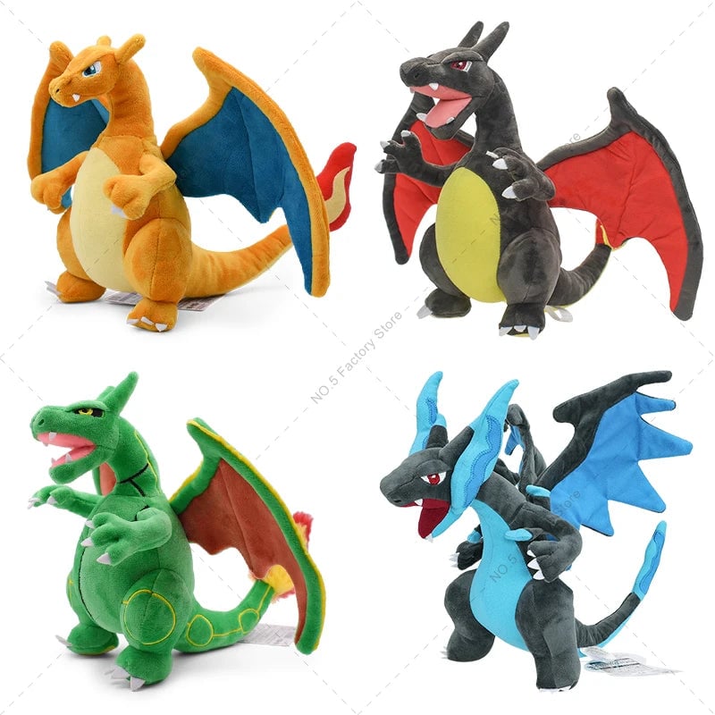 Çekici Mega Charizard X ve Y Peluş Oyuncakları - Yumuşak ve Sarılınası Evrim Bebekleri. Çocuklar İçin Cadılar Bayramı Hediyeleri (20-25 Santim)