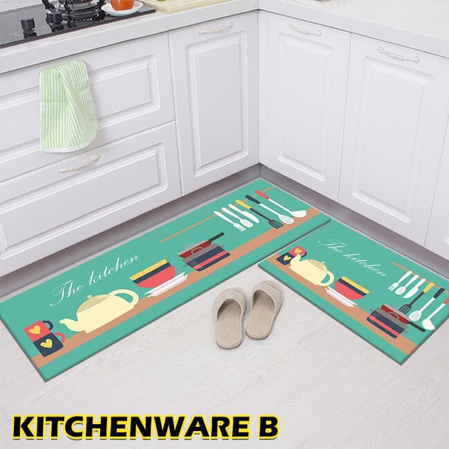 【Buy One Get One Free】Kitchen Printed Non-Slip Carpet