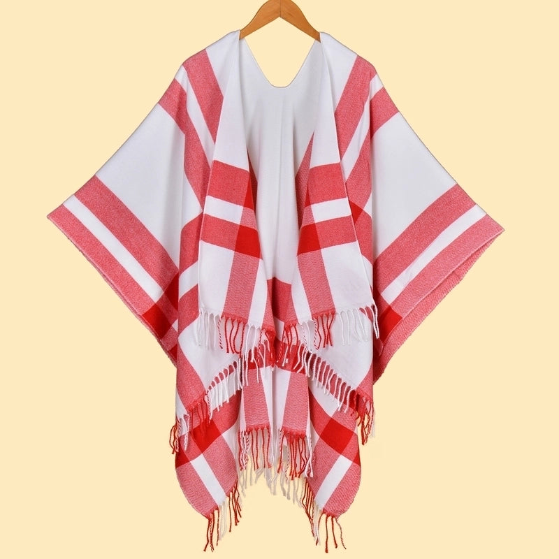 Women's Retro Graffiti Polyester Acrylic Oil Painting Shawl