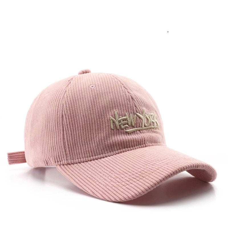 Unisex Vintage Style Minimalist Letter Embroidery Curved Eaves Baseball Cap