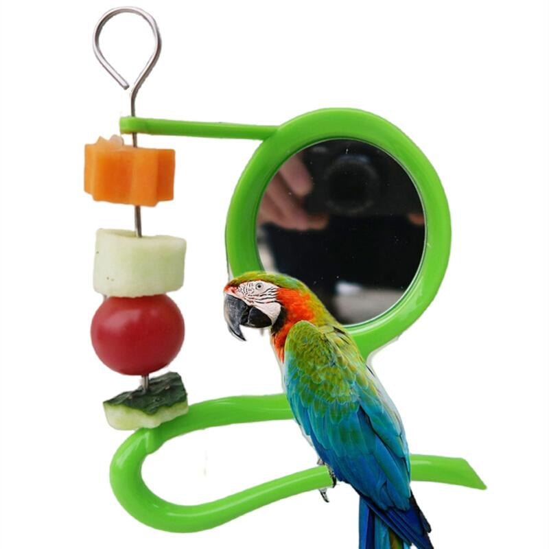 Bird Mirror Toy With Plastic Stand