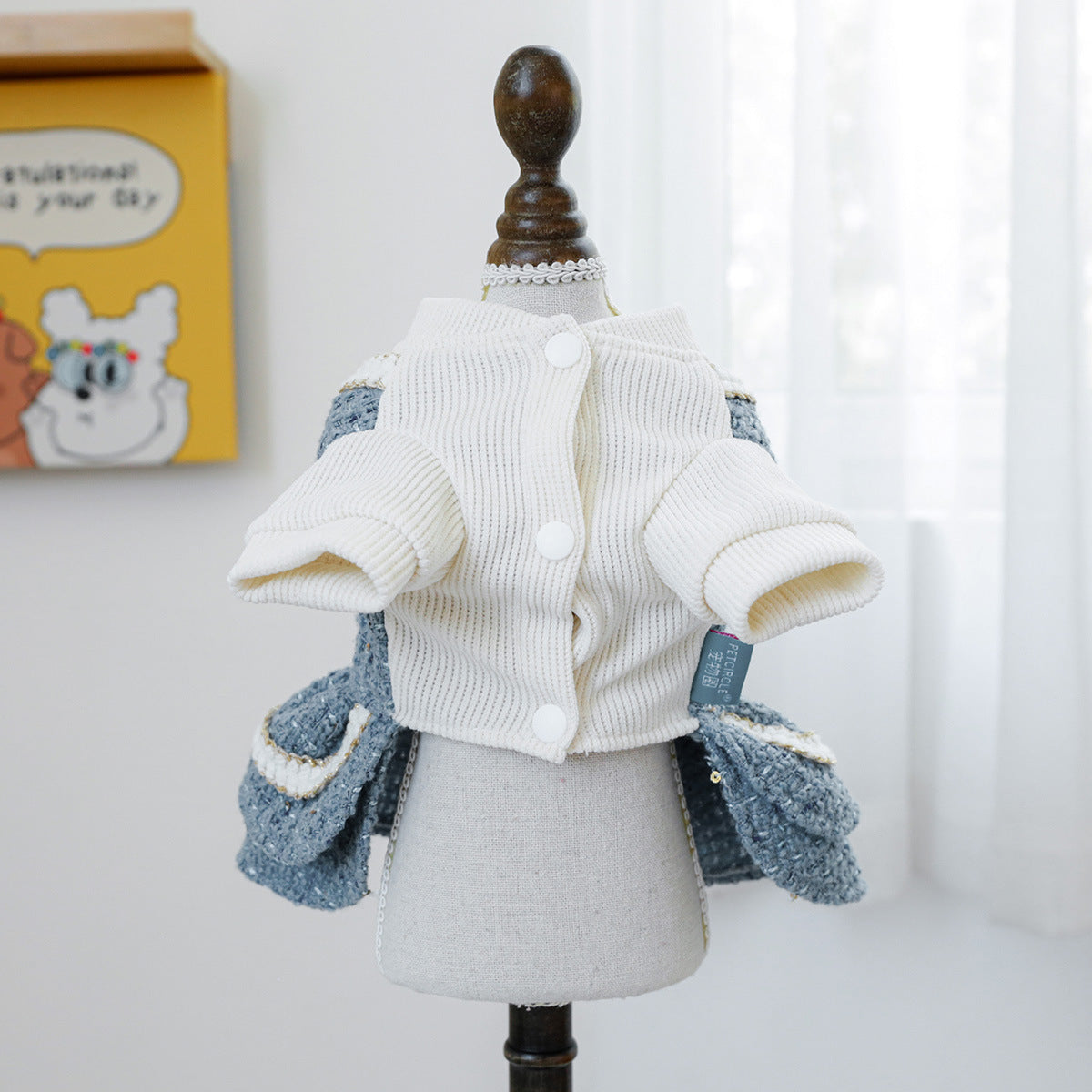 Warm Sweet Bowknot Layered Princess Dress