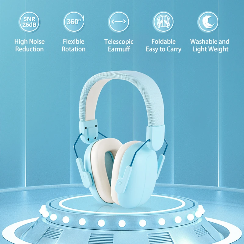 non-noise headphones earmuff child over ear high quality for children