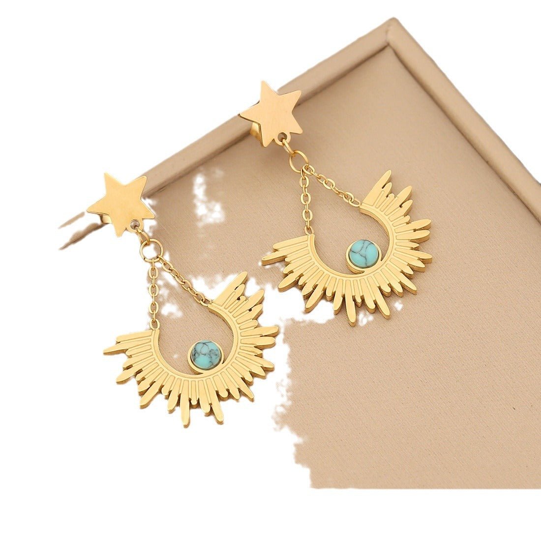 Expressive Star Stainless Steel Electroplating Necklaces